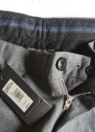 Брендові фірмові котонові брюки armani exchange,оригінал,нові з бірками,розмір 36/32.100% котон .5 фото