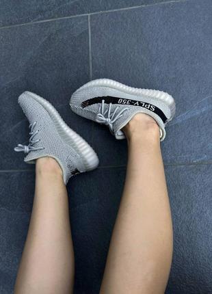 Кроссовки мужские, женские yeezy 350 v2 granite кросівки чоловічі, жіночі адідас9 фото