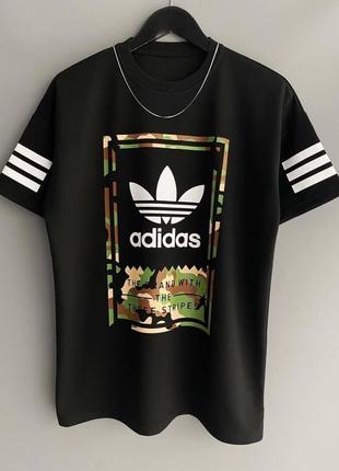 Чоловіча футболка adidas камуфляж1 фото