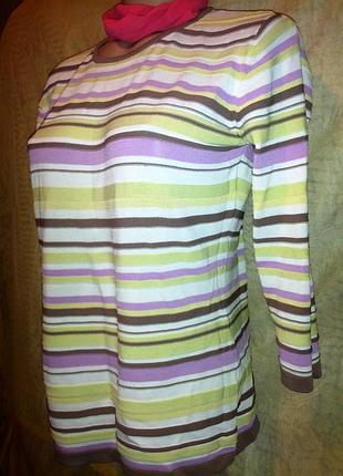 Дуже класна кофточка в смужку,44-50разм...