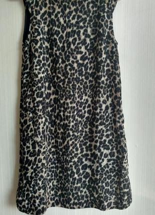Шикарное леопардовое платье