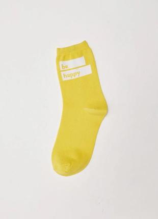 36-38/39-40 р нові фірмові жіночі високі шкарпетки лілові з надписом будь щасливий lc waikiki носки