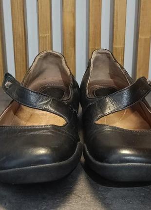 Кожанные женские туфли clarks , балетки , мокасины кларкс , размер 38 (5d)3 фото