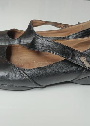 Шкіряні жіночі туфлі clarks , балетки , мокасини кларкс , розмір 38 (5d)9 фото