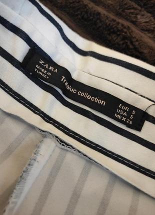 Шорти zara з поясом в довжині міні3 фото