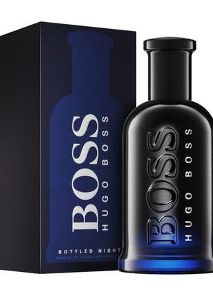 Hugo boss boss bottled night 100 мл чоловіча туалетна вода(euro)3 фото