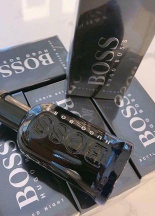 Hugo boss boss bottled night 100 мл чоловіча туалетна вода(euro)4 фото