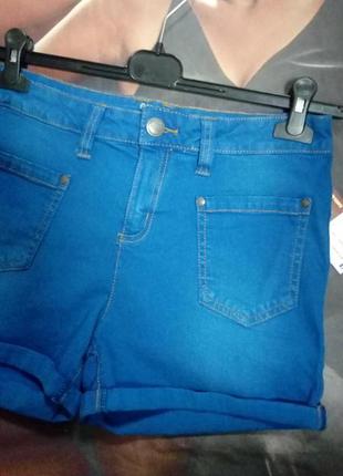 Жіночі, шорти, джинсові, з високою посадкою, esmara, розмір 46, eur 40, 173956 фото
