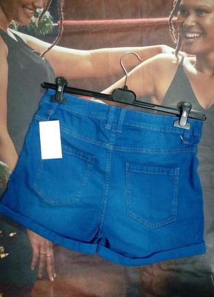 Жіночі, шорти, джинсові, з високою посадкою, esmara, розмір 46, eur 40, 173957 фото