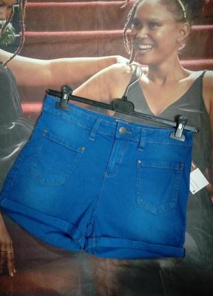 Жіночі, шорти, джинсові, з високою посадкою, esmara, розмір 46, eur 40, 173954 фото