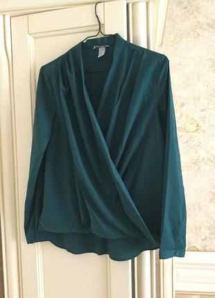 Блуза пляшкового кольору