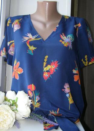 Madewell 100% шелковая блуза s-размер