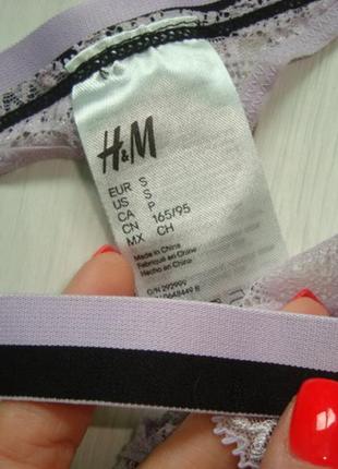 H&m-36р.-мереживні стрінги3 фото