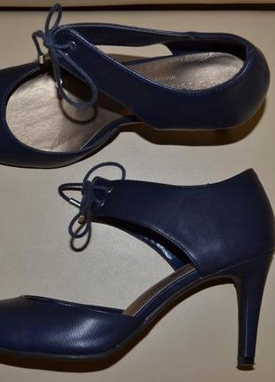 Р. 39 - 25,5 см. marks & spencer туфли на шпильке женские, деловые, нарядные