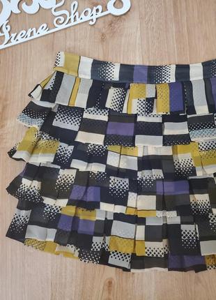 Фирменная шелковая юбка diane von furstenberg, размер 82 фото