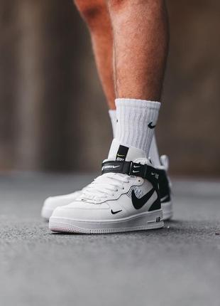 Кроссовки мужские nike air force 1 mid utility white кросівки  чоловічі  найк