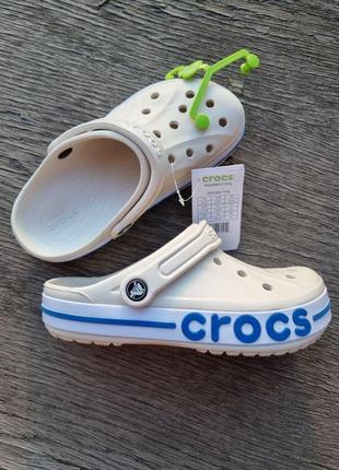 Крокс баябенд бежеві crocs bayaband clog beige1 фото