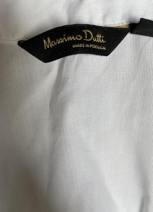 Біла сорочка massimo dutti3 фото
