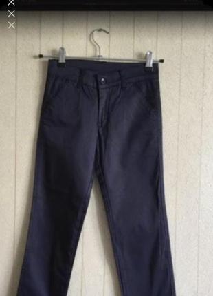 Коттоновые брюки для мальчика на рост 128-134,134-140