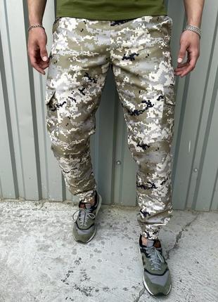 Чоловічі тактичні військові штани terra піксель8 фото
