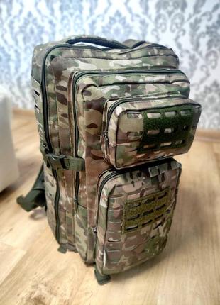 Тактичний рюкзак на 45 літрів мульткам accord 45l lazer molle1 фото