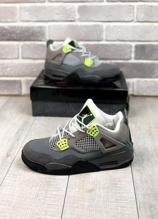 Кросівки чоловічі nike air jordan 4/кроссовки мужские найк аир джордан 42 фото