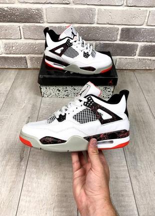 Кросівки чоловічі nike air jordan 4/кроссовки мужские найк аир джордан 4