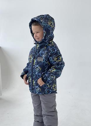 Зимовий комплект курточка+напівкомбінезон