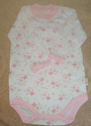 Бодик для девочки, р 6-9 мес, bebetto, турция