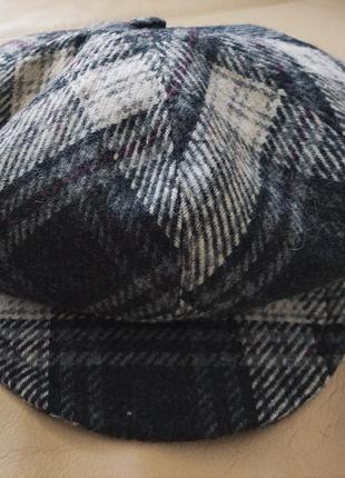 Faustmann кепка в клітку шерстянная кепка, капелюх нова осіння кепка