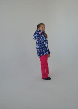 Зимовий дитячий комплект (куртка + напівкомбінезон3 фото