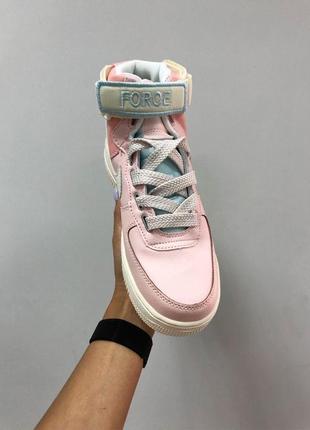 Nike air force 1 high utility pink женские кроссовки найк аир форс2 фото