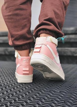 Nike air force 1 high utility pink женские кроссовки найк аир форс9 фото