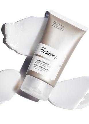 Очищаюча і зволожуюча емульсія зі скваланом the ordinary squalane cleanser