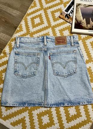 Джинсова юбка levi’s нова1 фото