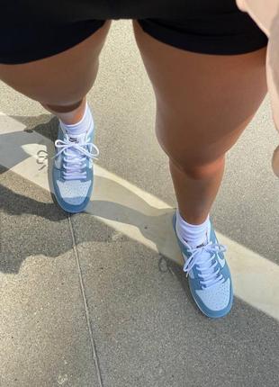 Nike sb женские кроссовки найк голубые9 фото