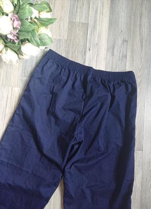 Жіночі сині класичні брюки великий розмір батал 50 /52/54 штани2 фото