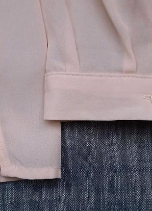 Женская розовая полупрозрачная блуза divided с длинным рукавом, размер 344 фото