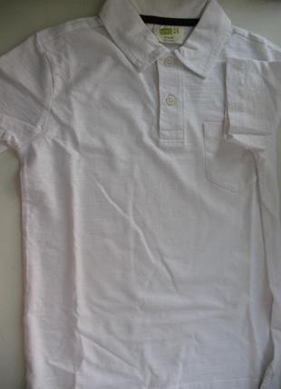 Новая тенниска футболка crazy 8, сша, 5-7 лет, 100% хлопок, белая