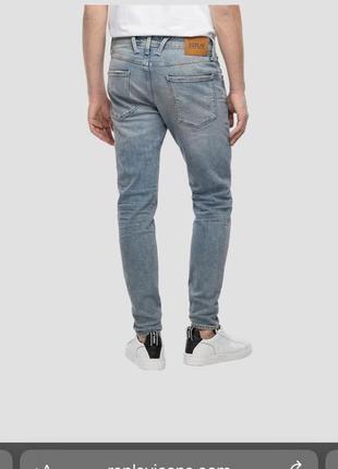 Джинси replay super slim fit bronny 573 bio jeans4 фото