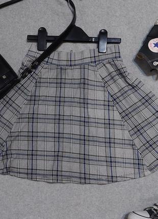 Юбка в клетку