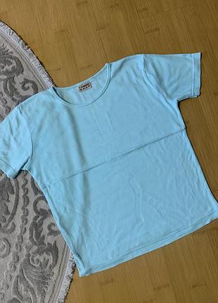 Футболка мятного кольору