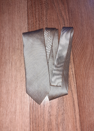 Shinawatra бежево-чорний шовковий галстук тайський шовк7 фото
