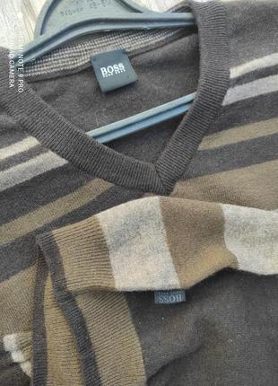 Фірмовий светр boss, вовна2 фото