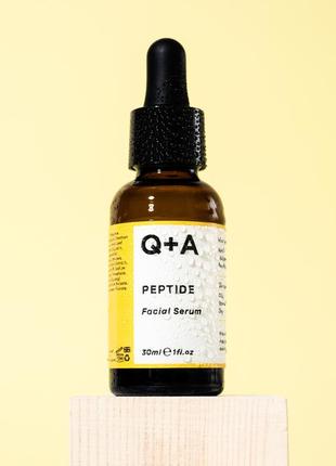 Пептидна сироватка для обличчя q+a peptide facial serum 30 мл1 фото