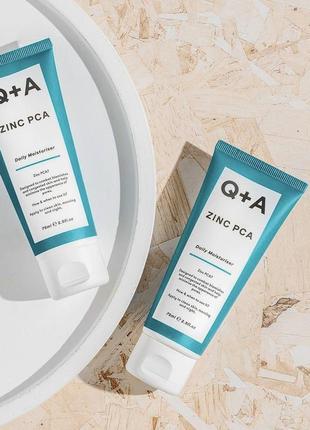 Зволожуючий крем для обличчя q+a zinc pca daily moisturiser 75 мл