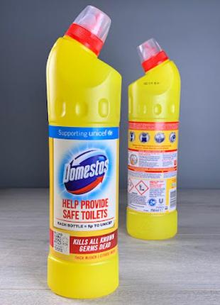 Чистящее средство  domestos
жовтий . оригінал1 фото