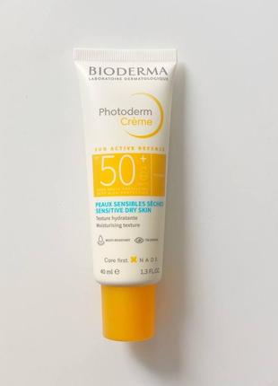 Bioderma photoderm cream spf50+ 40 мл,біодерма1 фото