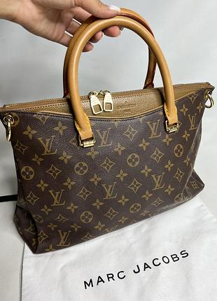 Кожаная сумка louis vuitton
