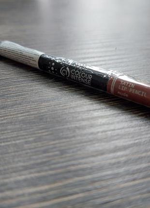 Олівець для губ colour intense satin lip pencil nude 06 карандаш для губ нюд